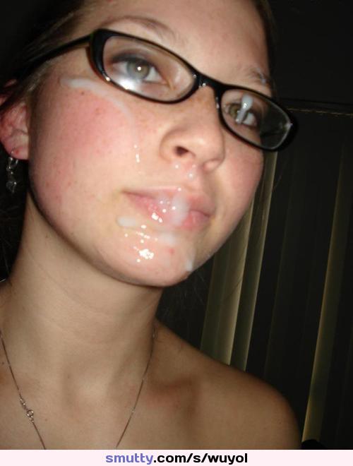 #amateur #girlfriend #realgirls #cum #cumshot #facial #cumslut #cumonface #glasses #cumonglasses #portraitcums