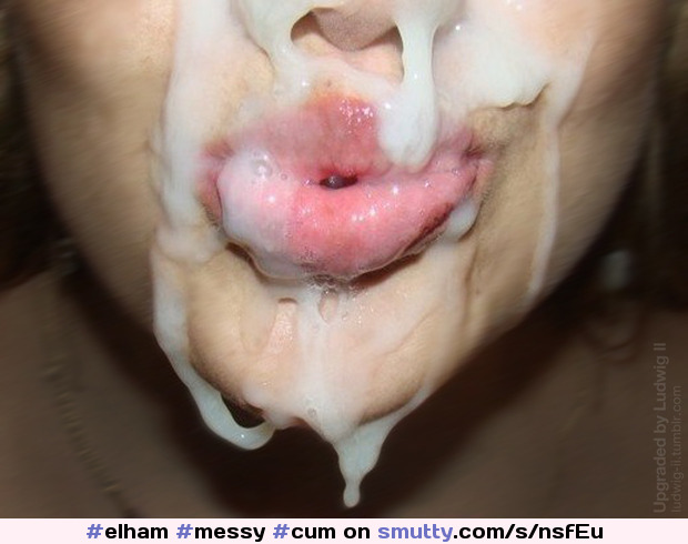 #messy #cum #cumshot #facial #cumslut #closeup #DrippingCum #dripping #semen #sperm #cuminmouth #cumonface