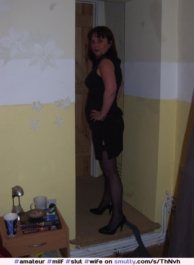 How this set of pics started. As you can imagine the dress was off in no time. LOL! #milf #slut #wife #deejay1967 #amateur