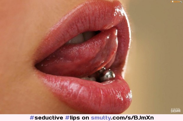 #lips #lipstick #pierced #toungepiercing #sexy #seductive