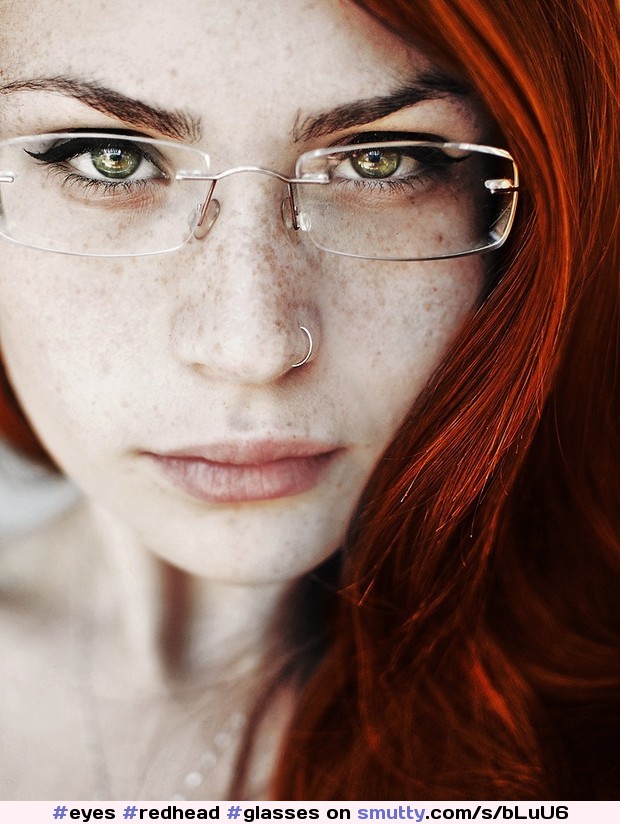 #redhead #glasses #pierced #freckles