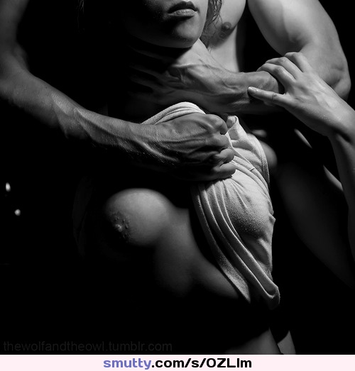 #BlackAndWhite #holding #choking #stronghands #busty #intense #sensual