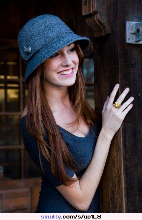 #redhead #redhair #skinny #pretty  #cute #teen #sexy #hat #model #ring