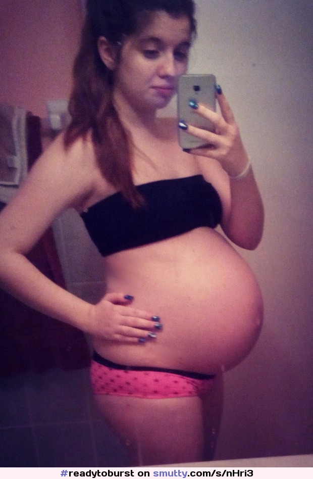 #pregnant #teen #selfie #cute #preggo #nn #breeding
