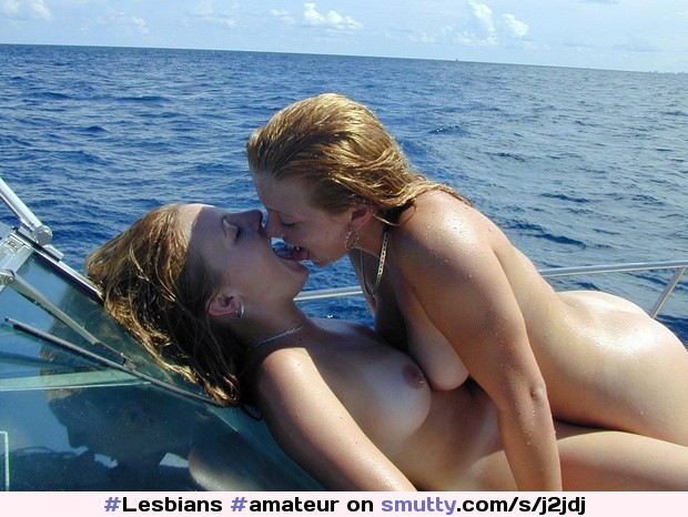 #amateur #lesbian #amateurlesbian #kissing #outdoor #boat #ocean