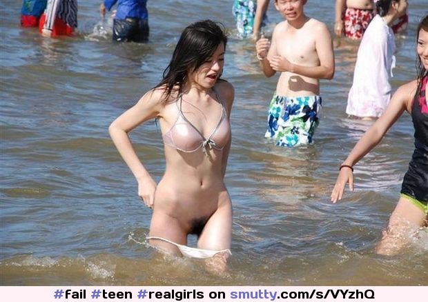 Accidental nudity bikini