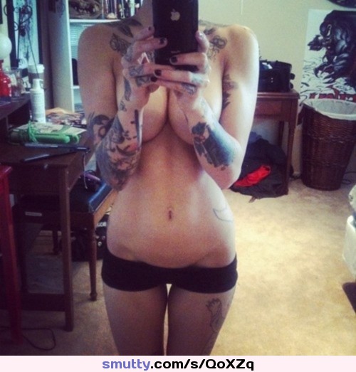 #curves #tattoos #selfshot #cameraphone #flatstomach #gap #hips #curves #tits #thighs #underwear