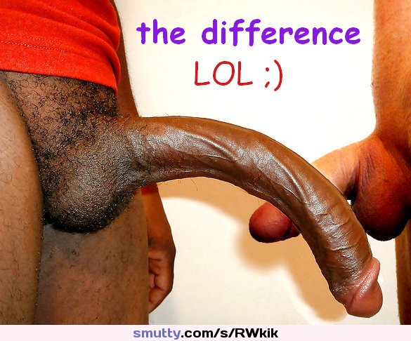 #thedifference
#bbc
#monstercock
#sizematters
#measure
#comparison
#lol
#funny
#compare
#BlackAndWhite