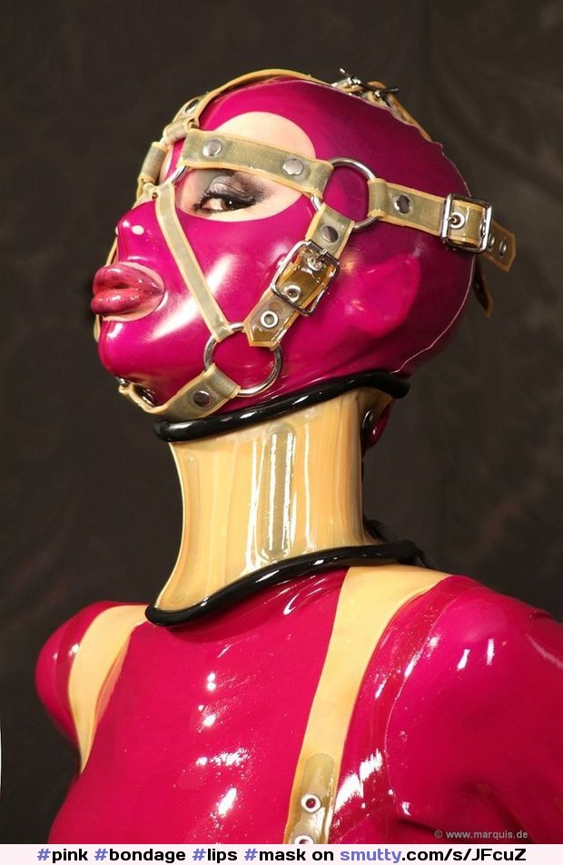 Bondage mask rubber