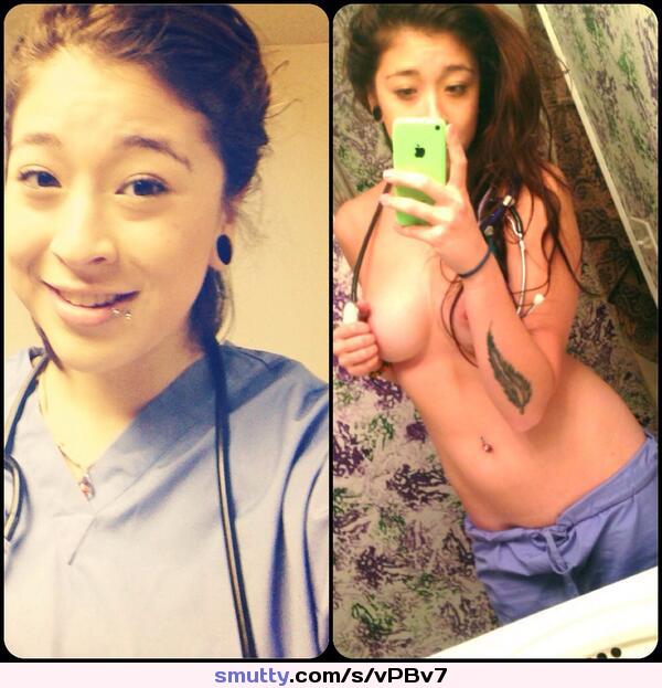 #sexy #stonerchick #selfie #tits #selfshot #teen #nurse #tattoos