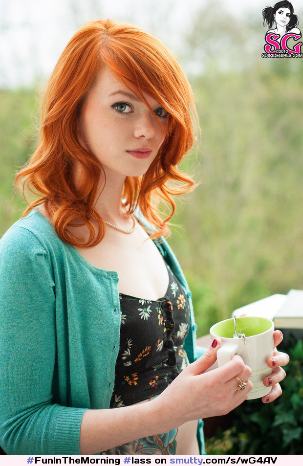 #Lass from #SuicideGirls #redhead #NaturalRedhead #freckles #pale #cute #adorable #beautiful  #Outdoor #NonNude