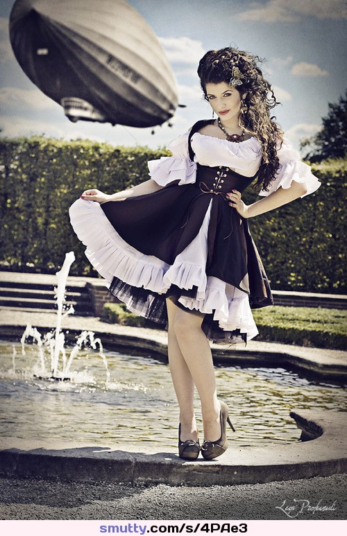 #Beautiful ........#corset #SteamPunk  #legs #gorgeous #brunette #beauty #lovely #sexy ..............#tele