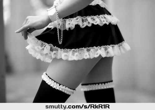 #beautiful ...#sexy #shortskirt #thighs #beauty #stockings #lace #submissive #cuffed ....tele