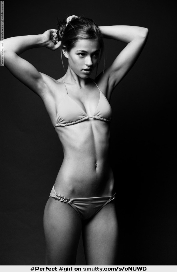 #girl #BlackAndWhite #brunette #lingerie #slim #lean #trained #fit #Beautiful