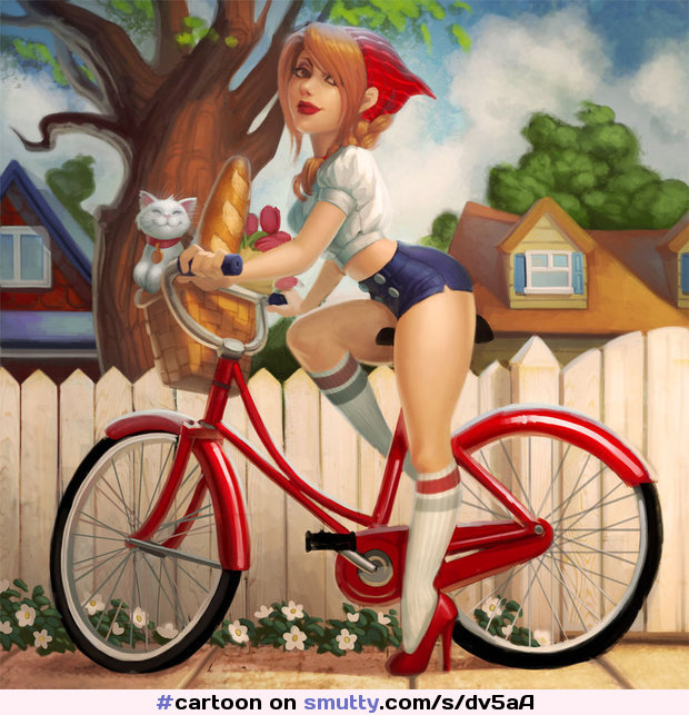 #cartoon

Bicycle Pinup by *JessiBeans on deviantART