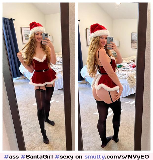 #ass#SantaGirl#sexy#stockings