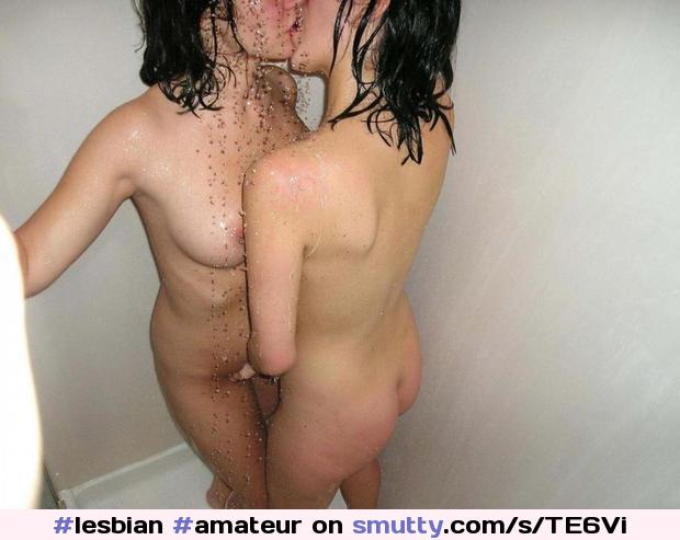 #lesbian #amateur #shower #girlskissing #fingering