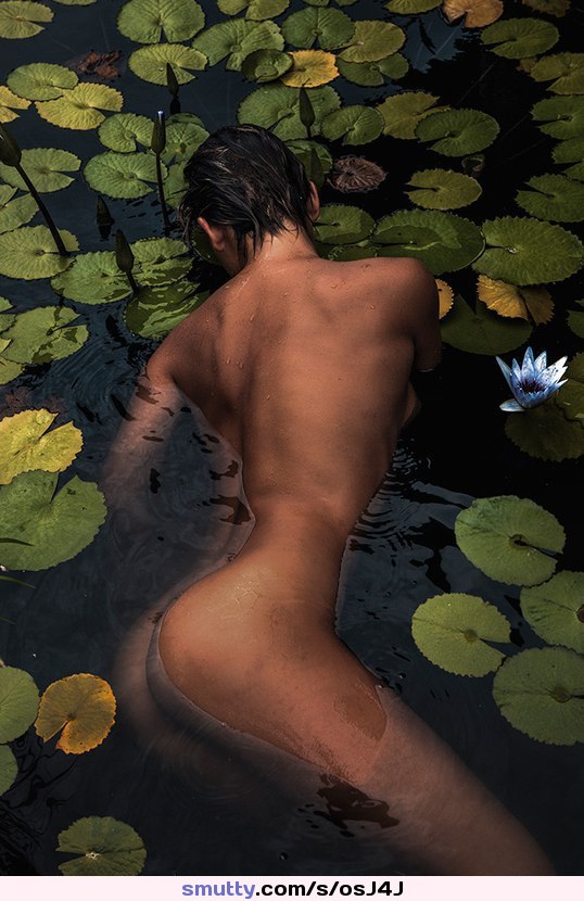 #MarisaPapen #artnude #pond #wet #water #waterlily #artnude #butt #ArtisticNude #Beautiful #shorthair #ass #sideview