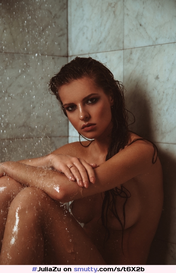 #JuliaZu by #SergeyKorolkov #beauty #shower #wet #boobs #artnude #eyecontact #posing #portrait #erotic #hairoverboobs #ArtisticNude