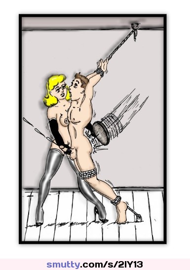 #femdom #cartoon #bondage #tiedup #spanking #paddle #handjob #cum #cumshot #gloves #stockings #highheels