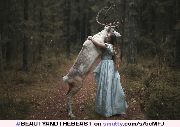 #BEAUTYANDTHEBEAST one more pic in this series I've undertaken #forest #maiden #forestnymph #Stag #CLRBF #CLRBColour