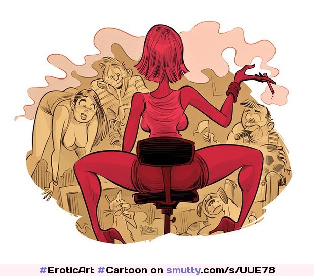 #EroticArt#Cartoon#Toon#Drawn#Humor#CompletelyShaved