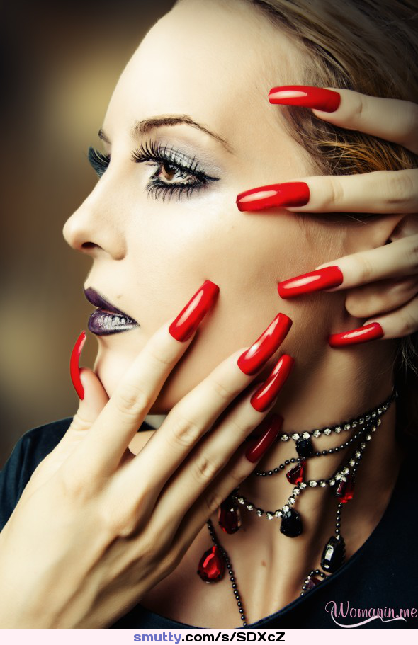 Tips on how to maintaining long nails #longfingernails #makeup #lipstick