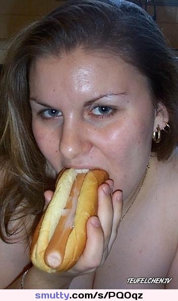 #cum #cumshot #cumonfood #foodsex #eatingcum #hotdog