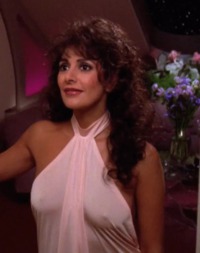 Counselor Troi (Marina Sirtis) from Star Trek: TNG