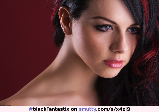 #blackfantastix #deviantart #redhead #fetish #goth #makeup #lipstick #art #natural