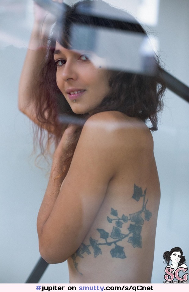 #jupiter in #ButFirstCoffee by #Minuminula for #SuicideGirls c. #2018 - #25yo #French #brunette #tattoos #armbra
