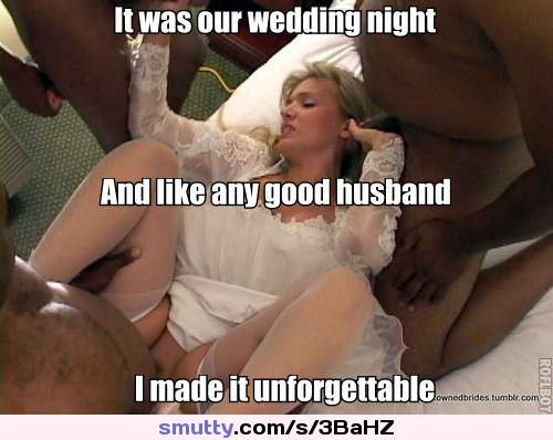 #caption #weddingdress #bride #bbc #orgy #foursome #fucking #Mandingo #cuckold #cuckoldcaption #slut #wife #slutwife