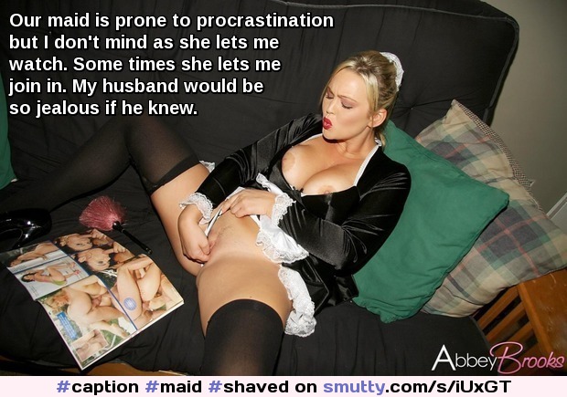 #caption #maid #shaved #spread #fingering #watchingporn #pantiespulledaside #blonde #legspread #stockings #fingeringpussy #masturbation #Jil