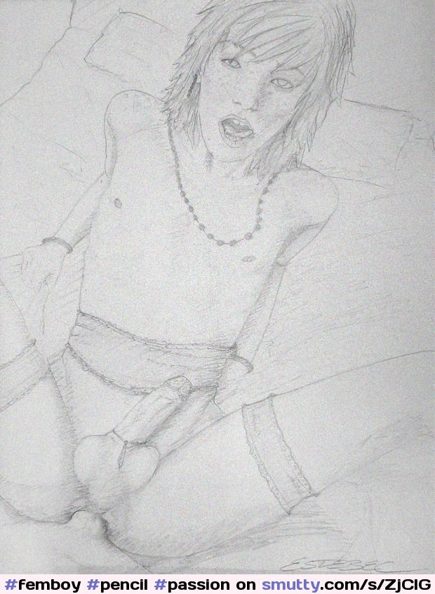 @estebel #femboy #pencil artwork #passion