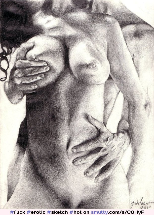 #erotic #sketch #hot #lust #sex #couple #blackandwhite #breasts #hands #Naked #pussy #woman #slow #sensual #feeling #skin #gasp #fuck