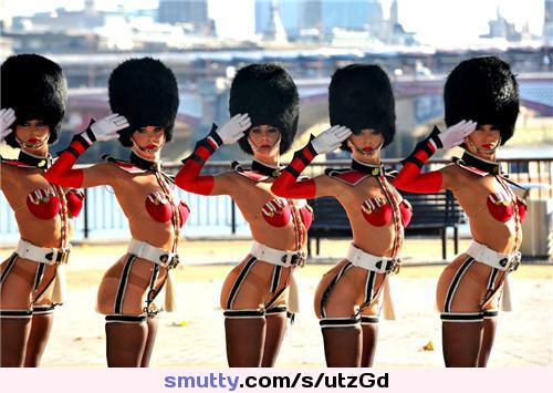 #CrazyHorse #group #girls #stockings #boots #Costumes #Cosplay #QueensGuard #fotoFavs