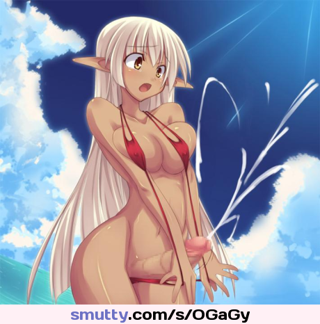 #art #hentai #elf #trans #boobs #breasts #tis #cum #cumshot #cock #penis #dick #hot #sexy