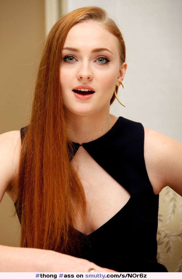 Not my usual post, no #thong or #ass, but this is #SophieTurner looking LIKE she sees #hugedick or some #bigcock :) #havefun
