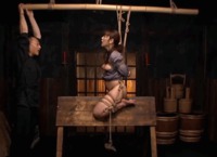 #japanesegirlsrule #bdsm #ropebondage #woodenhorse #predicamentbondage #slave #bound #tiedtits
