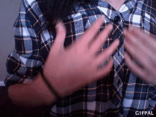 #satanslittlewhore #tits #titsqueeze #squeeze #flannel #nipples #push #teen #gif 