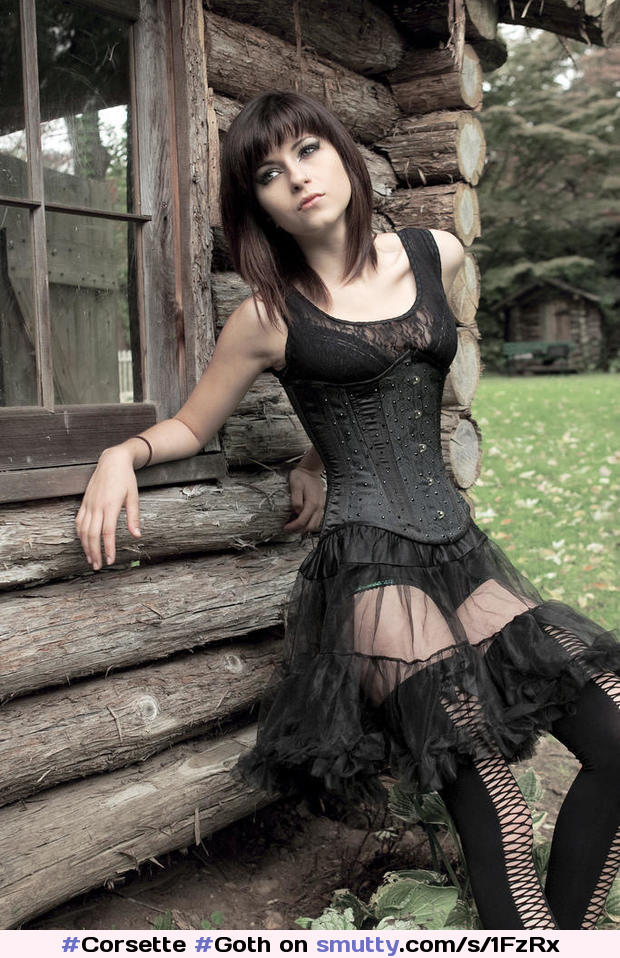 #Corsette #Goth #Stockings #Skirt #SeeThrough #Sexy #Hot #Outdoors #Outside #Wow #Beautiful #Young