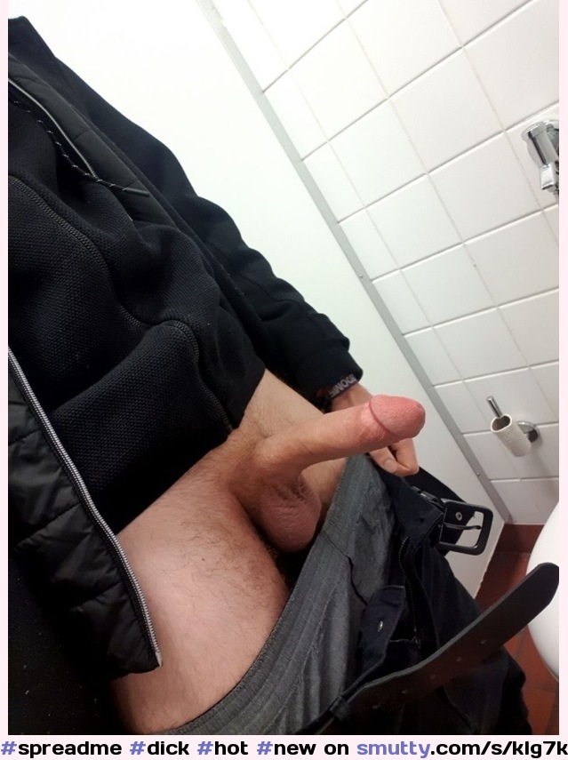 This is a public toilet ;) #spreadme #dick #hot #new #cock #hardcock #amateur #balls #needablowjob #me #male #horny #outdoor #ass #shaved