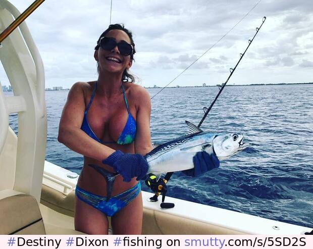 #Destiny #Dixon #fishing #bikini #sunglasses #ocean