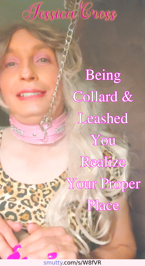 #crossdresser #leash #collard @submissive #sissy #slut #sissycaption #sexycrossdresser