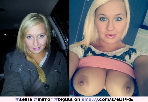 #selfie #mirror #bigtits #titsout #dressedundressed #beforeandafter #onoff