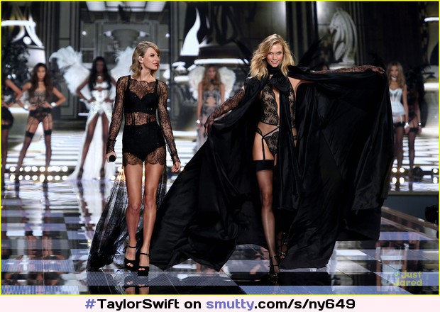 #TaylorSwift #KarlieKloss #bffs #lingerie #legs