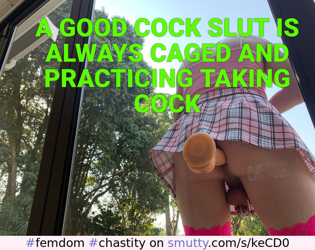 #femdom,#chastity,#caption,#captions,#sissy,#dildo,#pussy,#hot,#amature,#anal,#pegging,#femboy