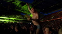 #topless #flashing #concert #festival #boobs #tits #bitch #slut #redhead #teen #shorts #hotpants #titsout #showing #public #nude