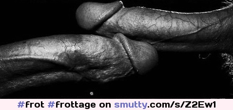 All Things Sensual #frot #frottage #cock2cock #cocktocock #cockstouching #bw #hardon #handsomecock #cocks