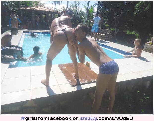 #girlsfromfacebook #gstring #bikini #pool #poolparty #ass #gay